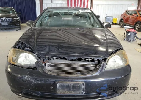 2003 Honda Civic Lx из США, поврежденный, VIN 1HGEM21623L067955